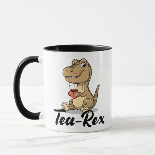 Tea Rex Funny Mug, Coffee lover, Tea lover Mok (Links)