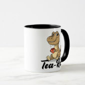 Tea Rex Funny Mug, Coffee lover, Tea lover Mok (Voorkant rechts)
