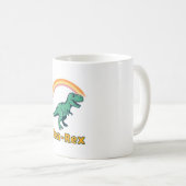 Tea-Rex Funny Tyrannosaurus Koffiemok (Voorkant rechts)