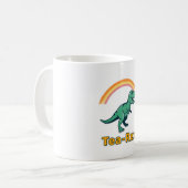 Tea-Rex Funny Tyrannosaurus Koffiemok (Voorkant links)