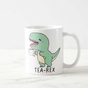 Tea Rex Funny Tyrannosaurus T-Rex Lover Kawaii Koffiemok