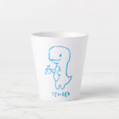 TEA-REX latte Mok (Voorkant)