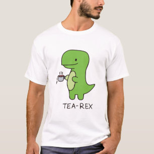 Tea-Rex, Schattige Dinosaur , Grappige Dinosaurus  T-shirt