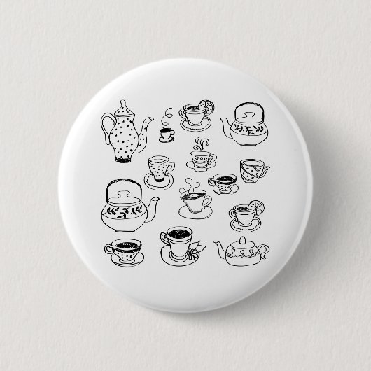 Tea Ronde Button 5,7 Cm (Voorkant)