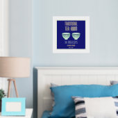 Tea Room Sign. met Folie Text Accents Folie Afdrukken (Insitu (Slaapkamer))