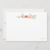 Tea Roos bedankkaartje Kaart (Achterkant)