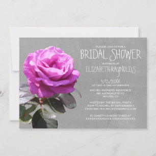 Tea Roos Bridal Shower Invitations Kaart
