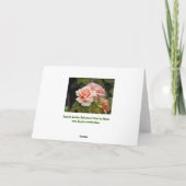 Tea Roos Retirement Wenskaart Kaart (Achterkant)