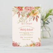 Tea Rozen Vrijgezellenfeest Kaart (Staand voorkant)