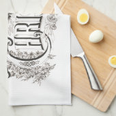 TEA SAMEN MET "MERRY CHRISTMAS" THEEDOEK (Quarter Fold)