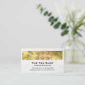 Tea Shop Herbal Plante Carte de visite (Debout devant)