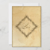  Tea Sined Rehearsal Dinner Wedding Kaart (Achterkant)