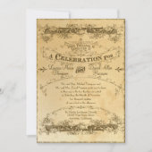 Tea Sved Vintage Wedding 2 - Uitnodiging (Voorkant)