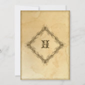 Tea Sved Vintage Wedding 2 - Uitnodiging (Achterkant)