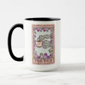 Tea Tarot Card Crystal Funny Skeleton Mug (Gauche)