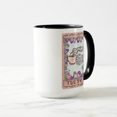 Tea Tarot Card Crystal Funny Skeleton Mug (Devant droit)
