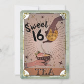  Tea tarot Witchy Kettle Sweet 16 Party in Kaart (Voorkant)