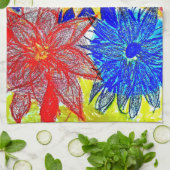 Tea Tawel primaire kleuren Theedoek (Gevouwen)