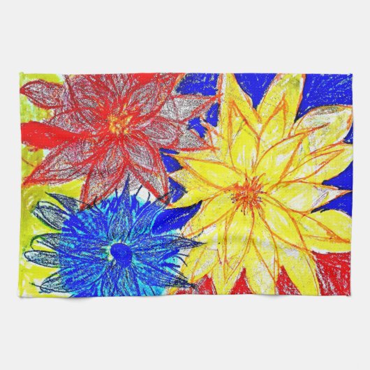 Tea Tawel primaire kleuren Theedoek (Horizontaal)