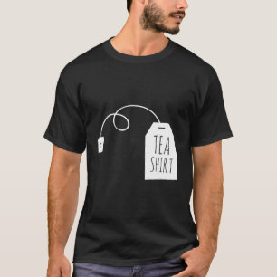 Tea Tea Tea Bag Hot Drinken Word spel T-shirt