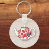 Tea teapots sleutelhanger (Voorkant)