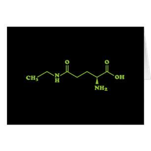 Tea Theanine Molecular Chemical Formula