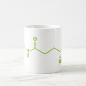 Tea Theanine Molecular Chemical Formula Koffiemok (Center)