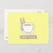 Tea-tijd Briefkaart (Voorkant / Achterkant)