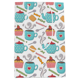 Tea Time and Sweets Gift Bag Medium Cadeauzakje