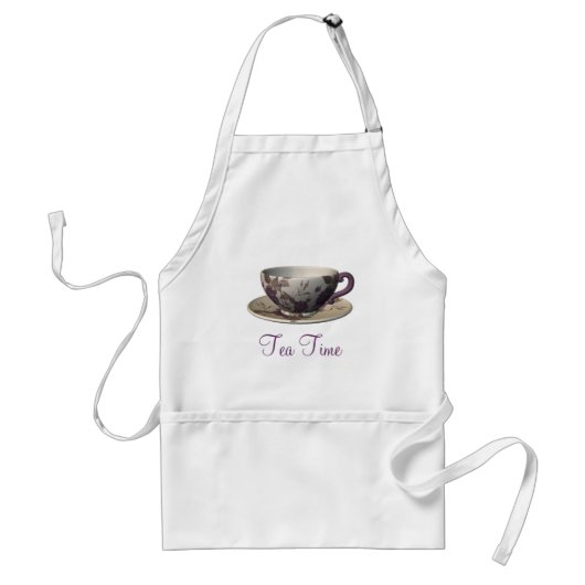 Tea Time Apron Standaard Schort (Voorkant)