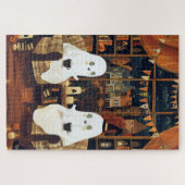 Tea Time avec Ghosts Jigsaw Puzzle (Horizontal)