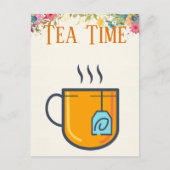 Tea Time Briefkaart (Voorkant)