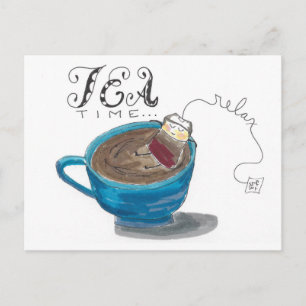 Tea Time Briefkaart