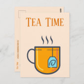 Tea Time Briefkaart (Voorkant / Achterkant)