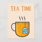 Tea Time Briefkaart (Voorkant)