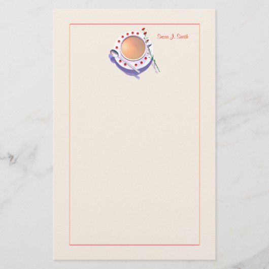 Tea Time Briefpapier (Voorkant)
