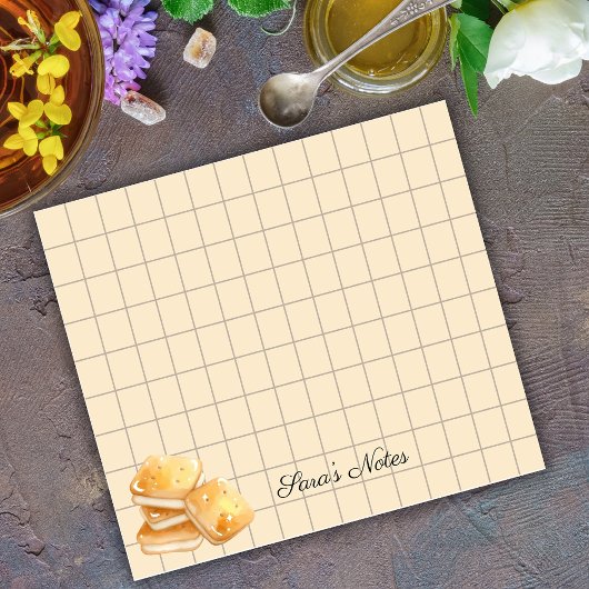 Tea Time Butter Biscuits - Personalized Grid Stick Post-it® Notes