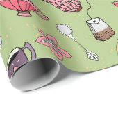 Tea Time Cadeaupapier (Rol Hoek)