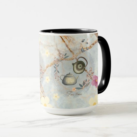 "Tea Time" Café Mug (Devant droit)