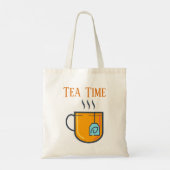 Tea Time Canvas tas (Achterkant)