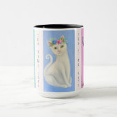 Tea Time Cats Whimsical Art Mok (Midden)