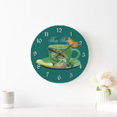 Tea Time Cup & Saucer Horloge murale (Maison)