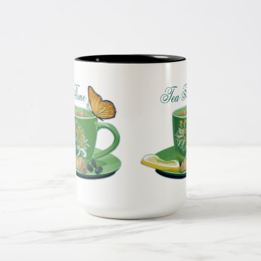 Tea Time Cup & Saucer Mug (Centre)