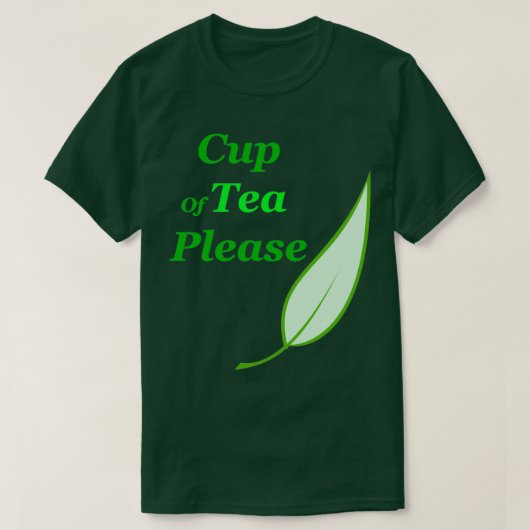 Tea Time Cup thee T-shirt (Design voorkant)