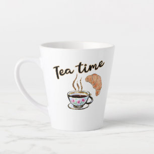 Tea time Cup, theetheekthee accessoires theefeestj Latte Mok