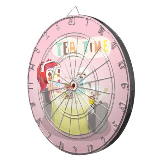 Tea Time Dartbord (Voorkant Rechts)