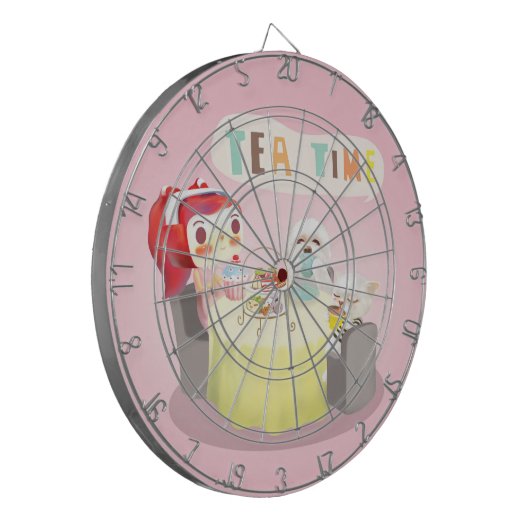 Tea Time Dartbord (Voorkant Links)
