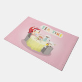 Tea Time Deurmat (Schuin)