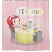 Tea Time Douchegordijn (Voorkant)