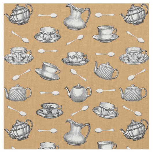 TEA TIME FABRIC STOF (Close Up)